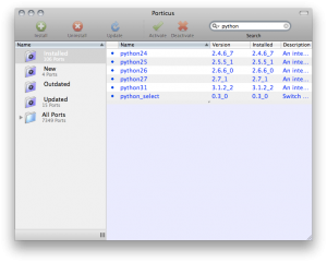 Installing Macports via Porticus
